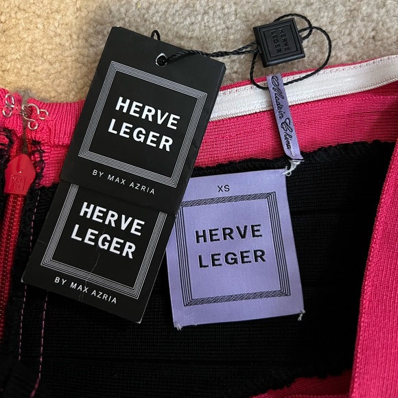 Herve Leger strapless bandage dress - Picture 3 of 4